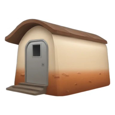 Mars Shelter sticker