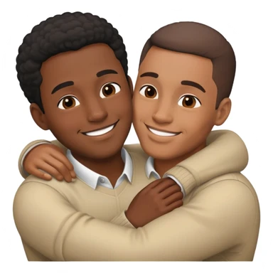 2 black mens romantic love sticker