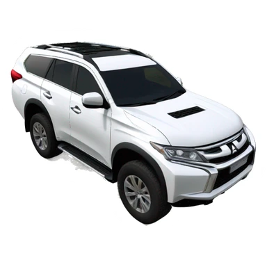 todoterreno mitsubishi montero 3.2 DI-D blanco sticker