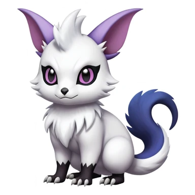 ShinyFurret-Absol-Noibat-Noivern-Hybrid (Full body) sticker