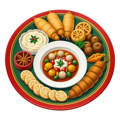 romanian christmas food sticker