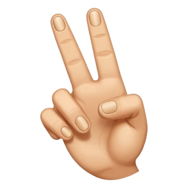 Two fingers pointing at you then back  sticker