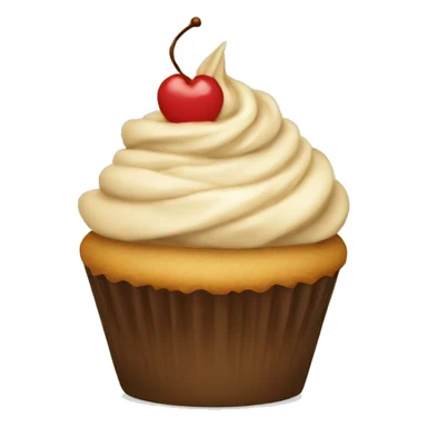 cupcake beige sticker