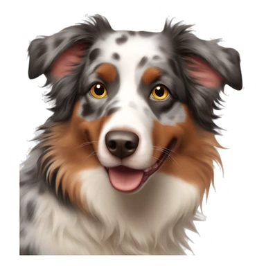 Red Merle Australian shepherd  sticker