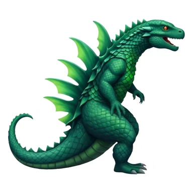 Godzilla evolved sticker