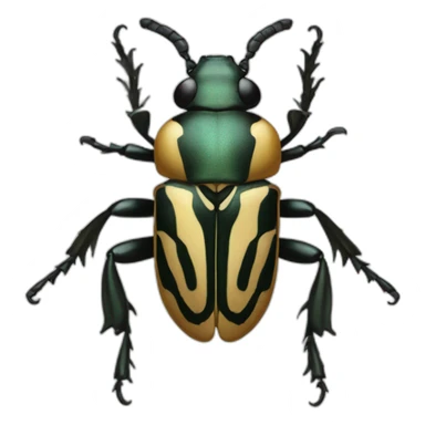Goliath beetle sticker