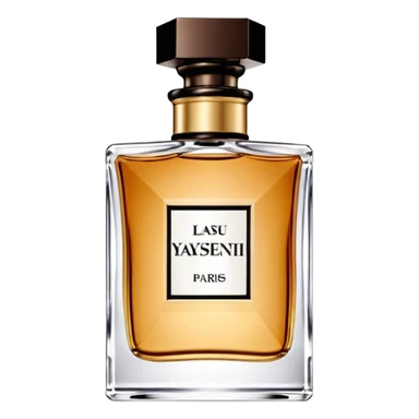 Isolated, still life, ysl, Mon Paris Eau de Parfum bottle sticker