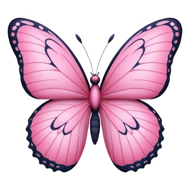 Borboleta rosa  sticker
