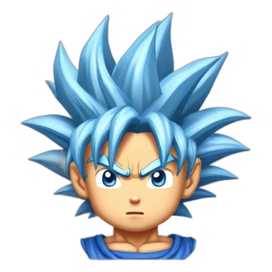 Goku super sayan bleu sticker