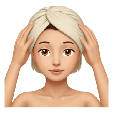 Head massage sticker