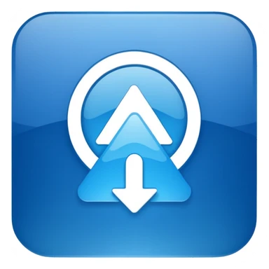 upload data icon for site navigation. sticker