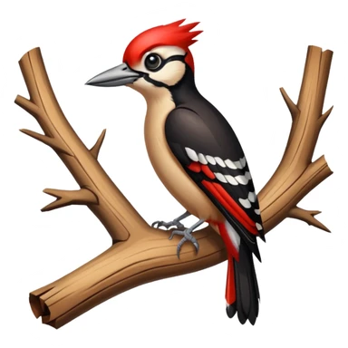 Woodpecker sticker