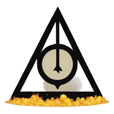 Deathly Hallows inside a hart sticker
