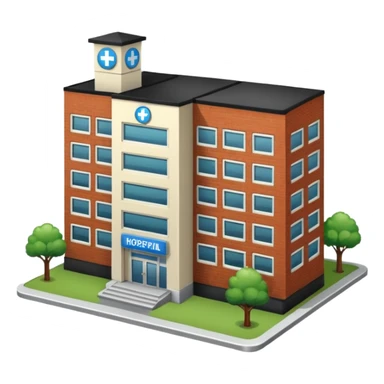 HOSPITAL desde fuera  sticker