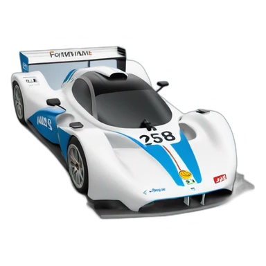 Formule 1 alpine voiture en face sticker