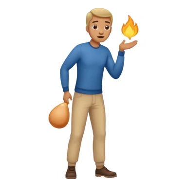 A man farting sticker