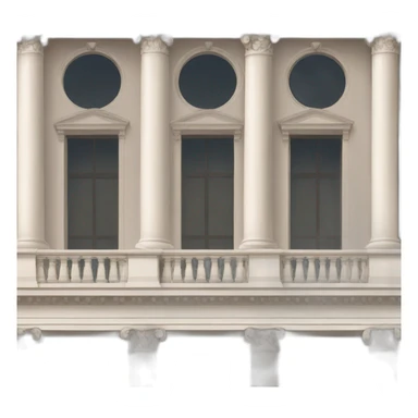 neoclassical government facade sticker