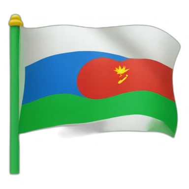 Dagestan flag sticker