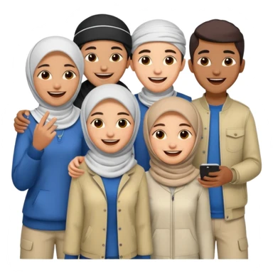 slang Muslim teenagers sticker