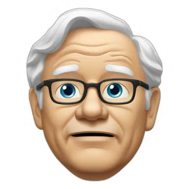 warren buffet confused sticker