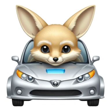 fennec car sticker