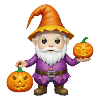   jeff koons inflatable puffy halloween zombie gnome sticker