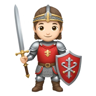 castle-guard, chibi full body sticker