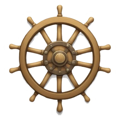 pirate boat wheel sticker