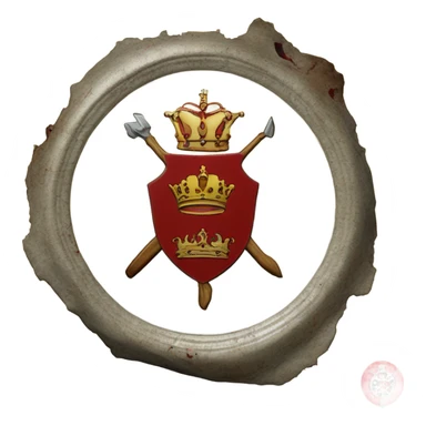 queen wax broken seal red crack broken circle broken sticker