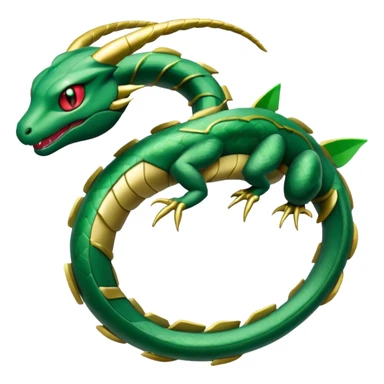 Pokemon Rayquaza emoji  sticker