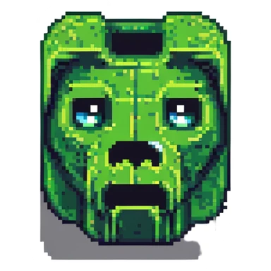Minecraft creeper face sticker