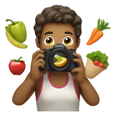 taking pictures of healthy food sticker