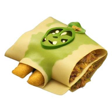 Green chili enchiladas sticker