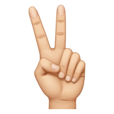 Middle finger with a frown  sticker