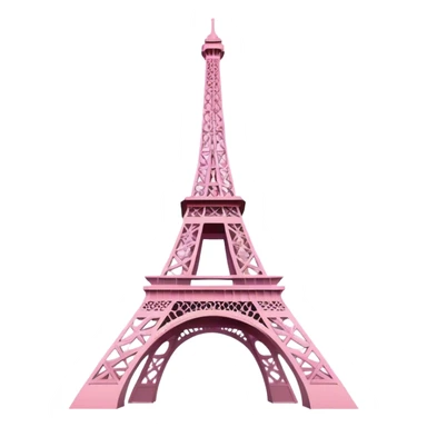 Eiffel Tower with cherry blossoms  sticker