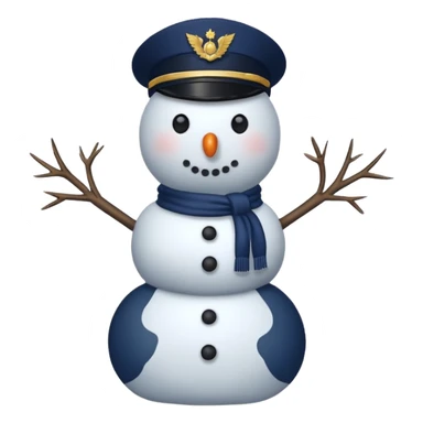 Special Navy Warfare snowman sticker