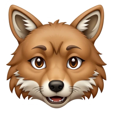 Sad crying Coyote  sticker