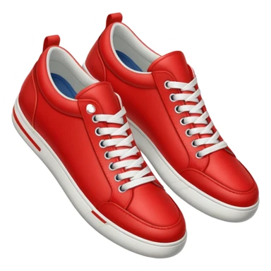 a pair of sneakers: rojos sticker