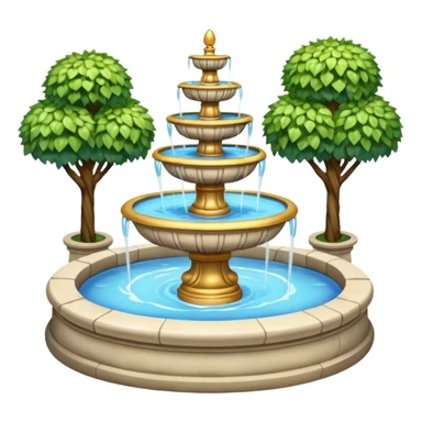park Fountain sticker