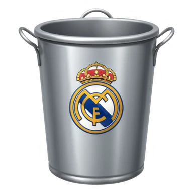 Real Madrid poubelle sticker