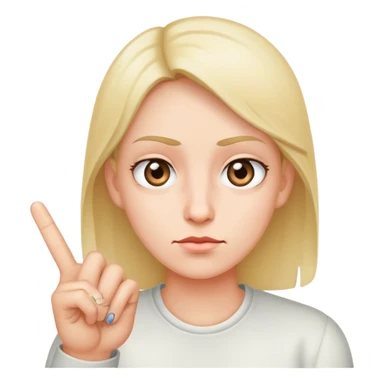 Rolling eyes with middle finger up sticker