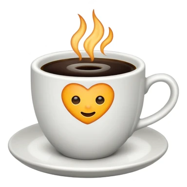 Une Tasse de cafe allongé sticker