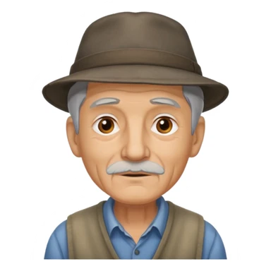 abuelo de pueblo cerrado sticker