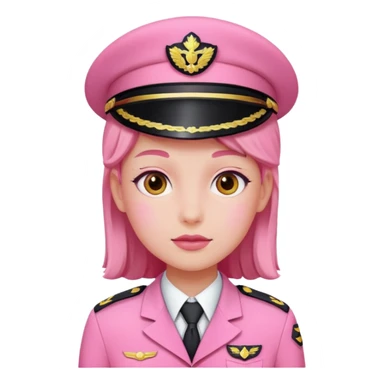 Pink cop sticker