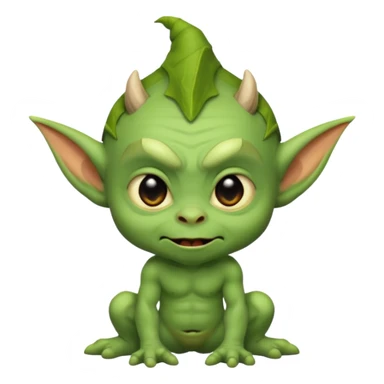 Goblin small baby   sticker