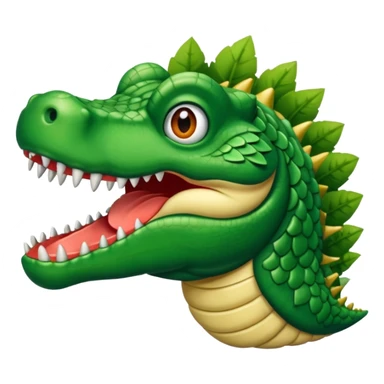 Hazme un avión con cabeza de cocodrilo sticker