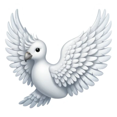 make this emoji face the opposite direction 🪽 sticker