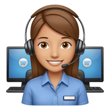 receptionist sticker