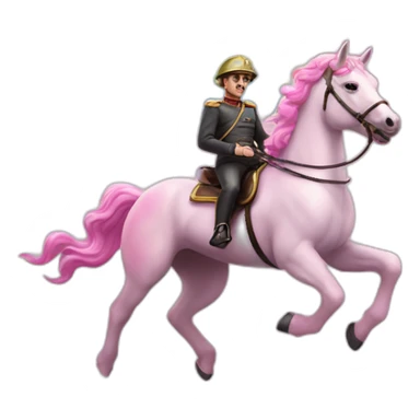 Francisco franco ride pink unicorn rainbow sticker