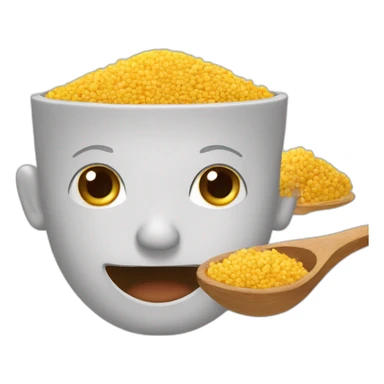 Colombemange du couscous sticker